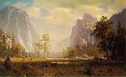 Albert Bierstadt, Looking up Yosemite Valley